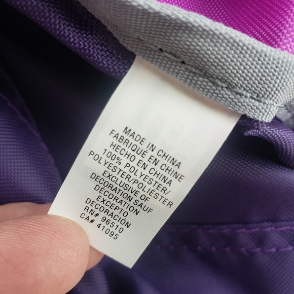 Under Armour Ozsee purple sackpack backpack gym bag - Picture 8 of 13